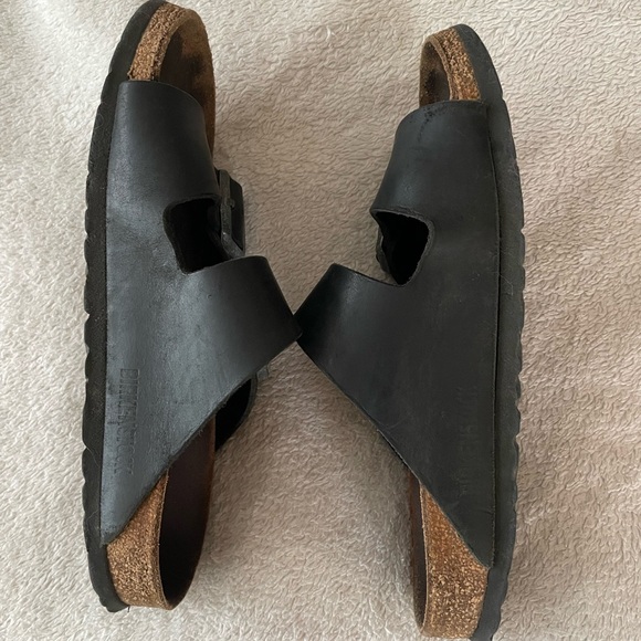 Black BIRKENSTOCK Arizona Leather Size 37 (6.5 US) - Picture 4 of 7
